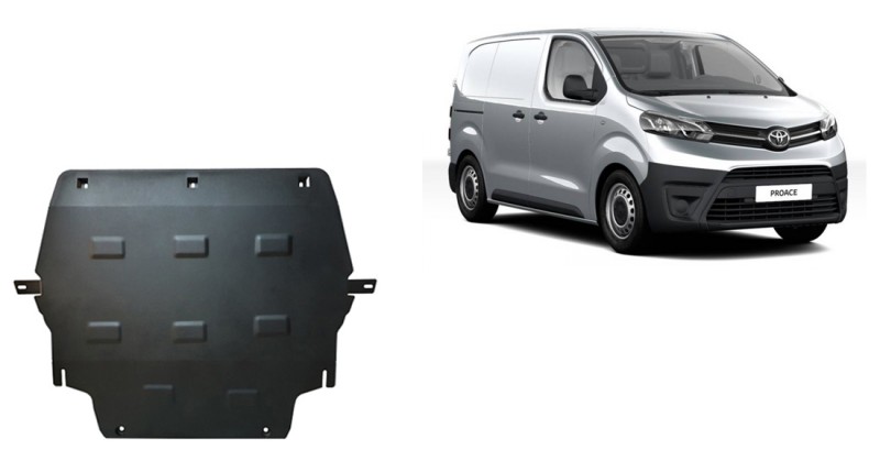 Stahl Unterfahrschutz für Motor Toyota Proace (2016-2026)