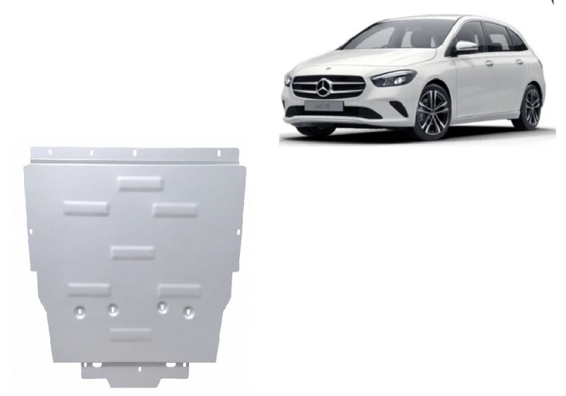 Aluminium Unterfahrschutz für Motor Mercedes B-Classe (2018-2026)