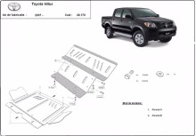 Stahl Unterfahrschutz für Motor Toyota Hilux (2004-2015)
