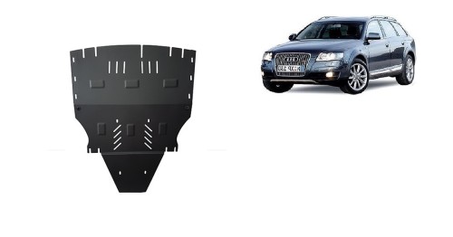 Stahl Unterfahrschutz für Motor Audi A6 Allroad 2 - ohne Seiten (2005-2011)