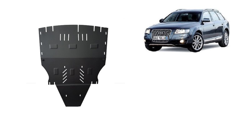 Stahl Unterfahrschutz für Motor Audi A6 Allroad 2 - ohne Seiten (2005-2011)