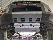Aluminium Unterfahrschutz für Motor Toyota Land Cruiser (2024-2026)