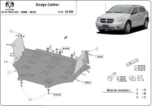 Stahl Unterfahrschutz für Motor Dodge Caliber (2006-2016)