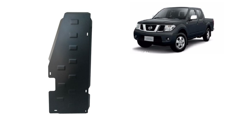 Stahl Unterfahrschutz für Kraftstofftank Nissan Navara D40 (2005-2015)