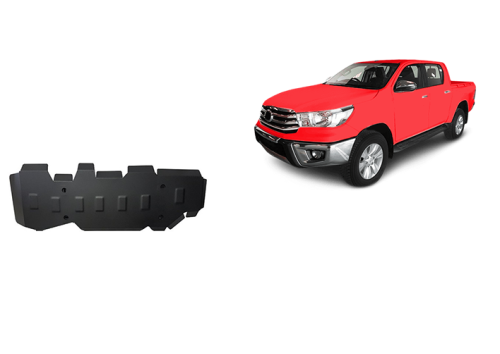 Stahl Unterfahrschutz für Treibstofftank Toyota Hilux Revo (2016-2026)