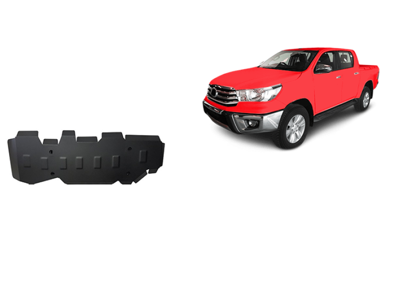 Stahl Unterfahrschutz für Treibstofftank Toyota Hilux Revo (2016-2026)