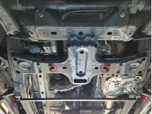 Stahl Unterfahrschutz für Getriebe, Differential Volkswagen Amarok - V6 automat (2016-2022)