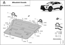 Stahl Unterfahrschutz für Motor Mitsubishi Grandis (2025-2026)