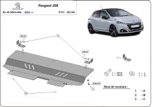 Stahl Unterfahrschutz für Motor Peugeot 208 (2012-2019)
