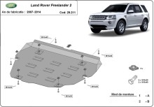 Stahl Unterfahrschutz für Motor Land Rover Freelander 2 (2007-2014)