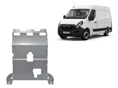 Aluminium Unterfahrschutz für Motor Opel Vauxhall Movano (2022-2026)