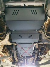 Stahl Unterfahrschutz für Motor, Kühler Mitsubishi Pajero Sport 2 (2008-2016)