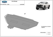 Stahl Unterfahrschutz für Kühler Ford Ranger (2023-2026)