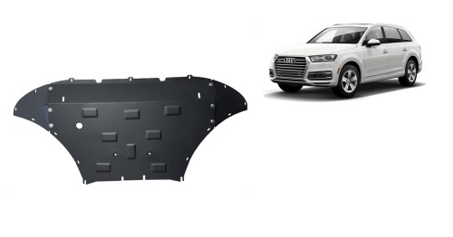 Stahl Unterfahrschutz für Motor Audi Q7 (2015-2026)