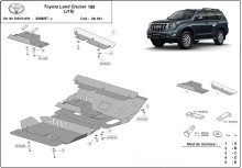Aluminium Unterfahrschutz für Motor Toyota Land Cruiser (2009-2023)