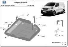 Stahl Unterfahrschutz für AdBluetank Peugeot Traveller (2020-2026)