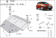 Stalowa Osłona pod silnik Vw Polo - diesel (2002-2009) EAN