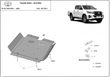 Aluminium Unterfahrschutz für Getriebe Toyota Hilux Invincible (2021-2026)