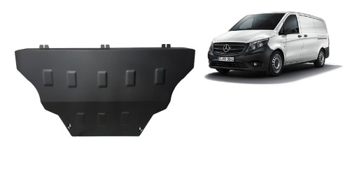 Stahl Unterfahrschutz für Motor Mercedes Vito W447, 4x2, 1.6 D (2014-2026)