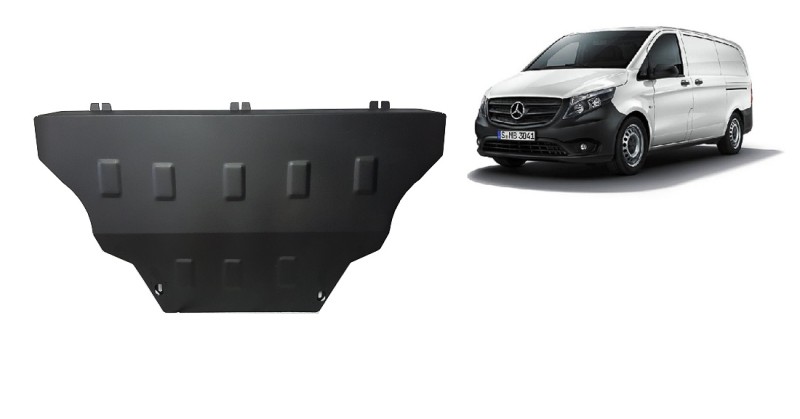 Stahl Unterfahrschutz für Motor Mercedes Vito W447, 4x2, 1.6 D (2014-2026)