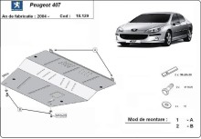 Stahl Unterfahrschutz für Motor Peugeot 407 (2004-2011)