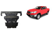 Stahl Unterfahrschutz für Motor, Kühler Toyota Hilux Revo (2016-2026)