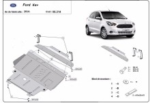 Stahl Unterfahrschutz für Motor Ford KA+ (2014-2020)