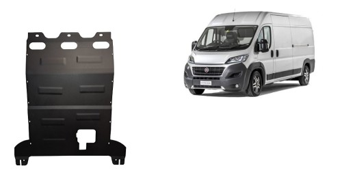 Stahl Unterfahrschutz für Motor Fiat Ducato (2016-2026)