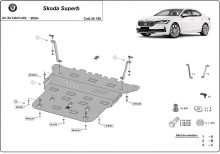 Stahl Unterfahrschutz für Motor Skoda Superb (2024-2026)