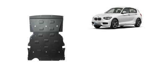 Stahl Unterfahrschutz für Motor BMW Seria 1 F20/F21 (2011-2018)