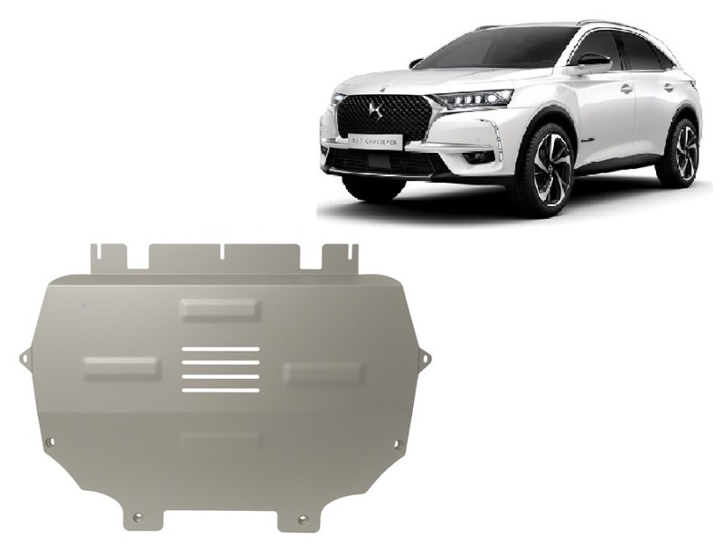Aluminium Unterfahrschutz für Motor Citroen DS7 Crossback (2017-2026)