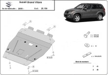 Stahl Unterfahrschutz für Motor Suzuki Grand Vitara 2 (2005-2019)
