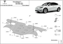 Aluminium Unterfahrschutz für Motor Tesla Model Y (2020-2023)