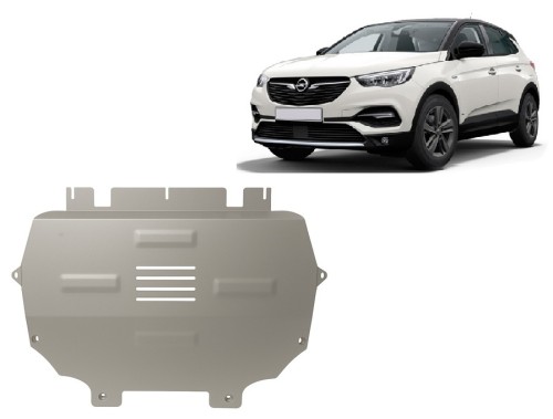 Aluminium Unterfahrschutz für Motor Opel Vauxhall Grandland X (2017-2026)