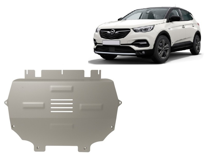 Aluminium Unterfahrschutz für Motor Opel Vauxhall Grandland X (2017-2026)
