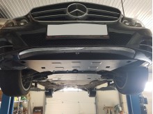 Stahl Unterfahrschutz für Motor Mercedes E-Class W212 - 4x4 (2009-2016)