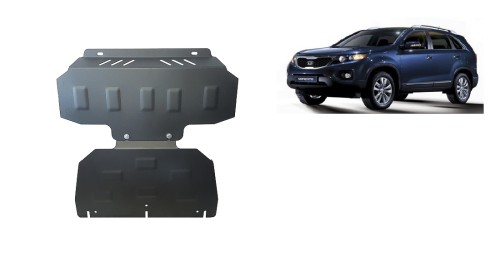 Stahl Unterfahrschutz für Motor, Kühler Kia Sorento (2006-2009)