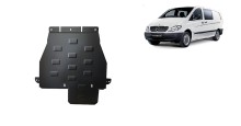 Stahl Unterfahrschutz für Getriebe Mercedes Vito W639 - 4x4 - Automatikgetriebe (2003-2014)