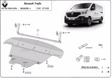 Stahl Unterfahrschutz für Motor Renault Trafic (2014-2021)
