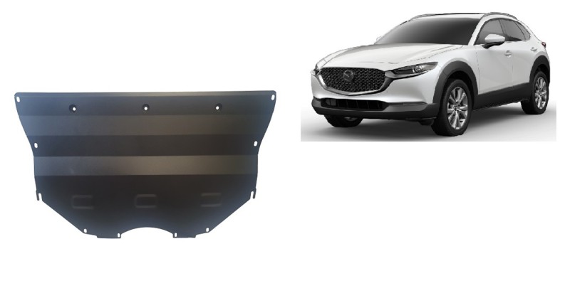 Stahl Unterfahrschutz für Motor Mazda CX-30 (2019-2026)
