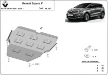 Stahl Unterfahrschutz für Motor Renault Espace 5 (2015-2026)
