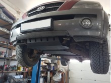 Stahl Unterfahrschutz für Getriebe Kia Sorento (2002-2006)