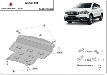 Aluminium Unterfahrschutz für Motor Suzuki SX 4 (2013-2023)
