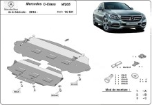 Stahl Unterfahrschutz für Motor Mercedes C-Class W205 (2014-2021)