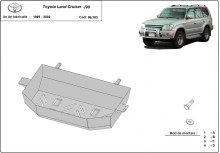 Stahl Unterfahrschutz für Kraftstofftank Toyota Land Cruiser J90 (1995-2002)