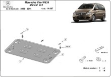 Stahl Unterfahrschutz für Motor Mercedes Viano W639 - 2.2 D 4x2 (2003-2014)