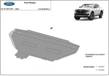 Aluminium Unterfahrschutz für Kühler Ford Ranger (2023-2026)