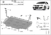 Stalowa Osłona pod silnik VW Jetta (2010-2011) EAN