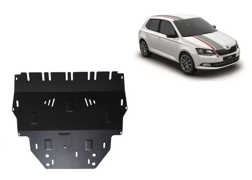 Stahl Unterfahrschutz für Motor Skoda Fabia 3 Diesel (2015-2021)