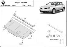 Stahl Unterfahrschutz für Motor Renault Vels Satis (2001-2009)